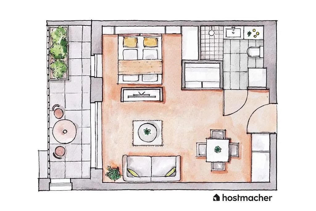 Hm • New Studio By Wu & Messe Apartment Vienna 0*,